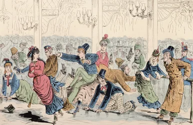Skating Folies, nach 1870